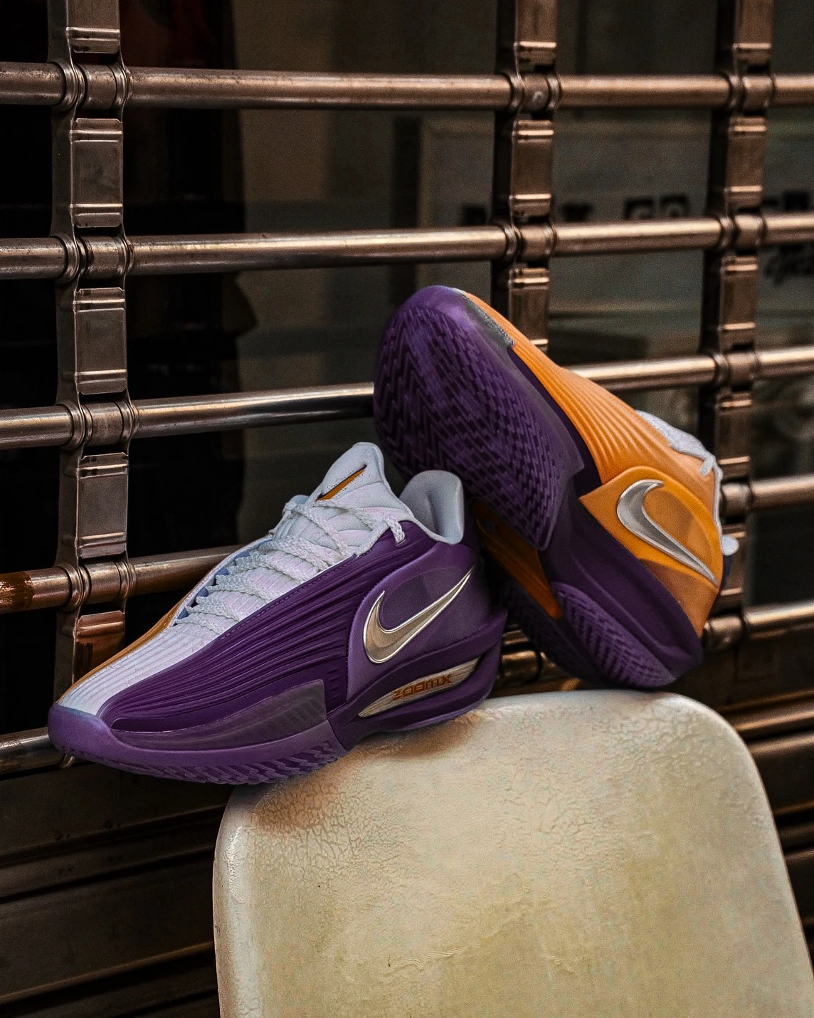 Nike G.T. CUT 3 Turbo EP 白紫 橘色 太陽隊 實戰 籃球鞋 HV9919-800
