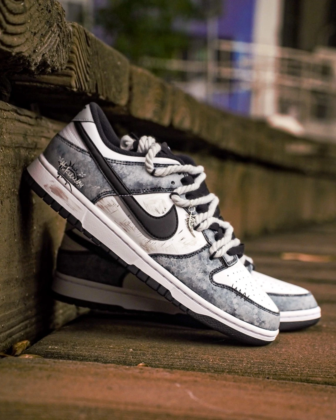 【訂製球鞋】NIKE DUNK|暗夜塗鴉