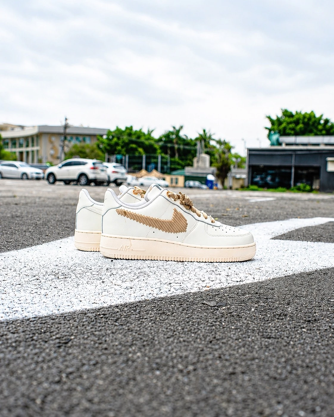 【現貨】Nike Air Force 1 "Sail Linen" 亞麻 編織 IR7011-121