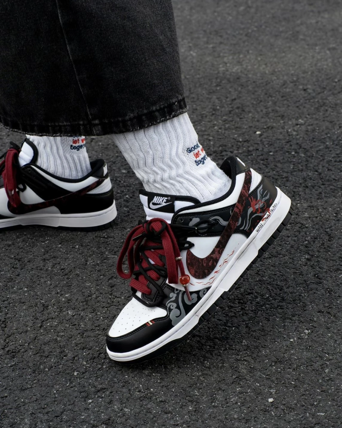 【訂製球鞋】NIKE Dunk|玄歲焰墨