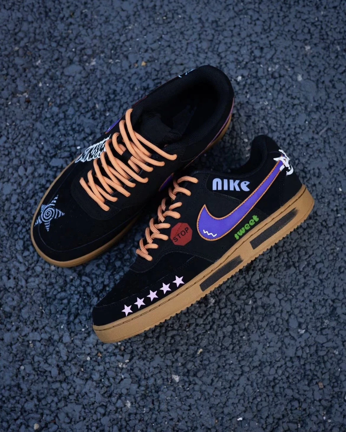 【訂製球鞋】NIKE COURT VISION美式塗鴉