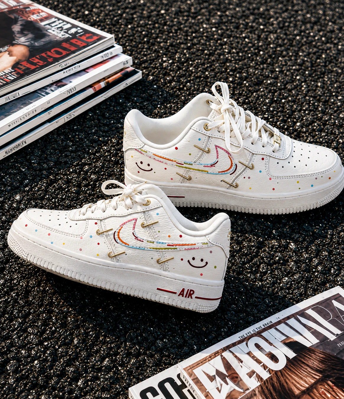 【訂製球鞋】NIKE AIR FORCE 1|糖果笑臉