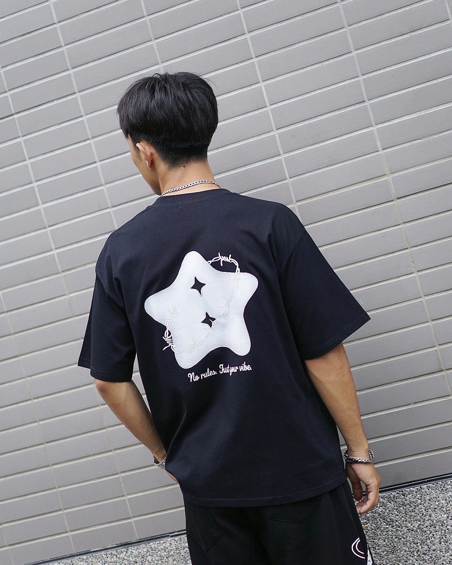🌟荊棘五角星長版上衣🌟