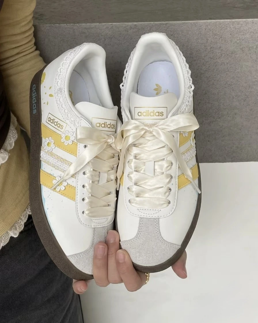 【訂製球鞋】ADIDAS雛菊小花