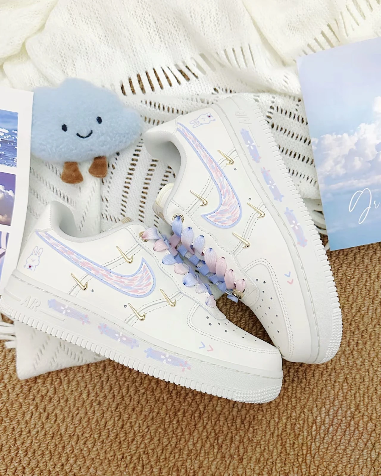 【訂製球鞋】NIKE AIR FORCE 1|心動小兔