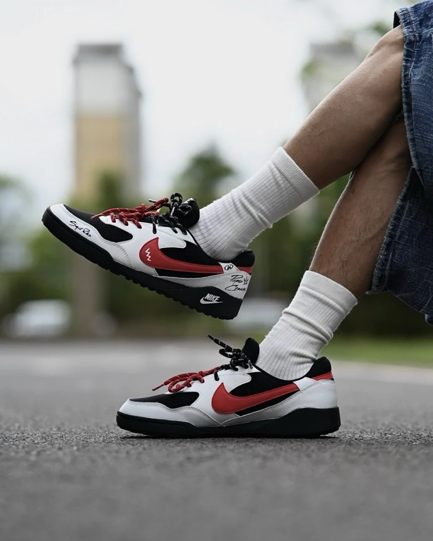 【訂製球鞋】Nike Terra Manta白紅塗鴉