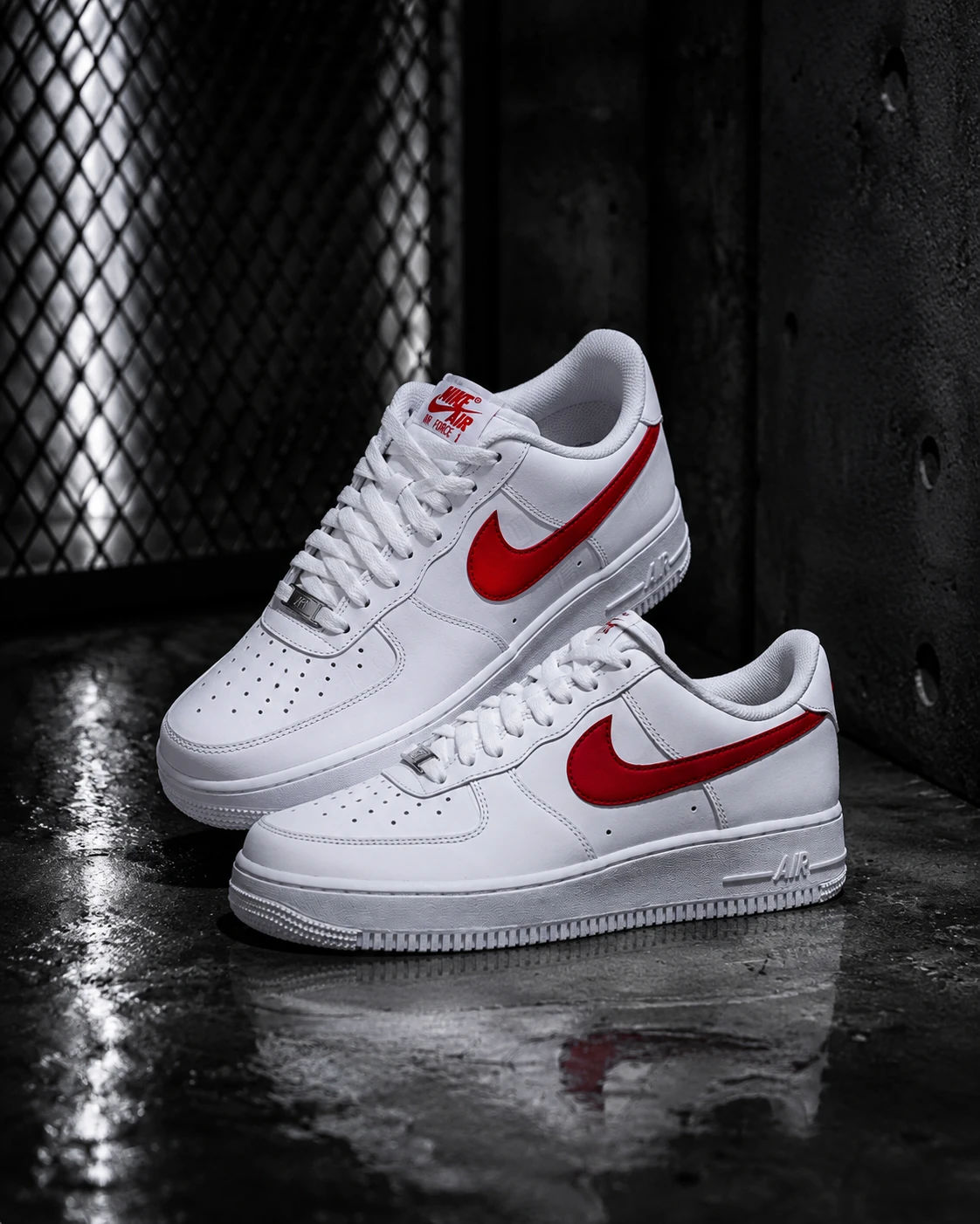 【新款】現貨 Nike Air Force 1 "White/University Red" 白紅 supreme平替 男款 FJ4146-133