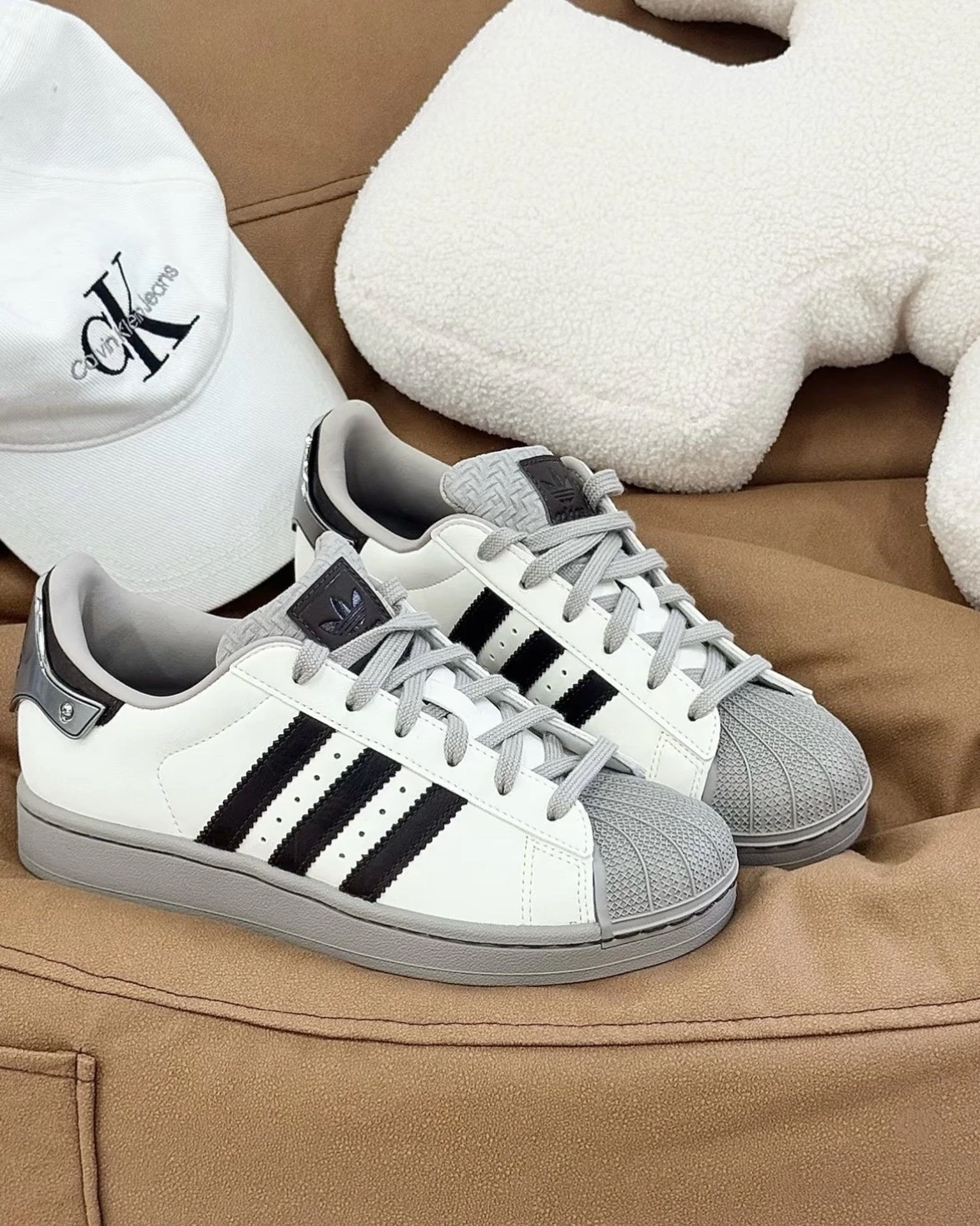 【預購】Adidas Originals Superstar ll 皮革 貝克頭 摩卡奶茶 JQ6250