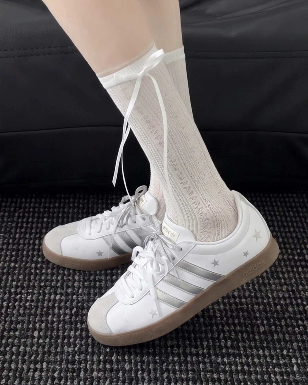 【訂製鞋款-活動限定】adidas Vl Court Classic 銀河碎星
