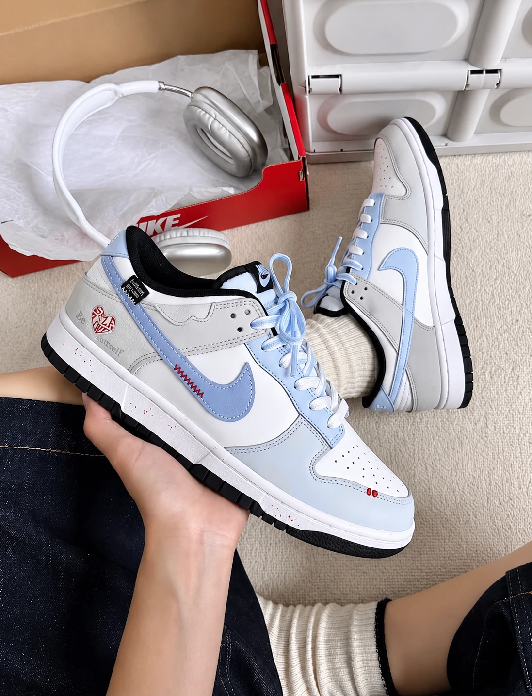 【定制球鞋】Nike Dunk 初戀音頻