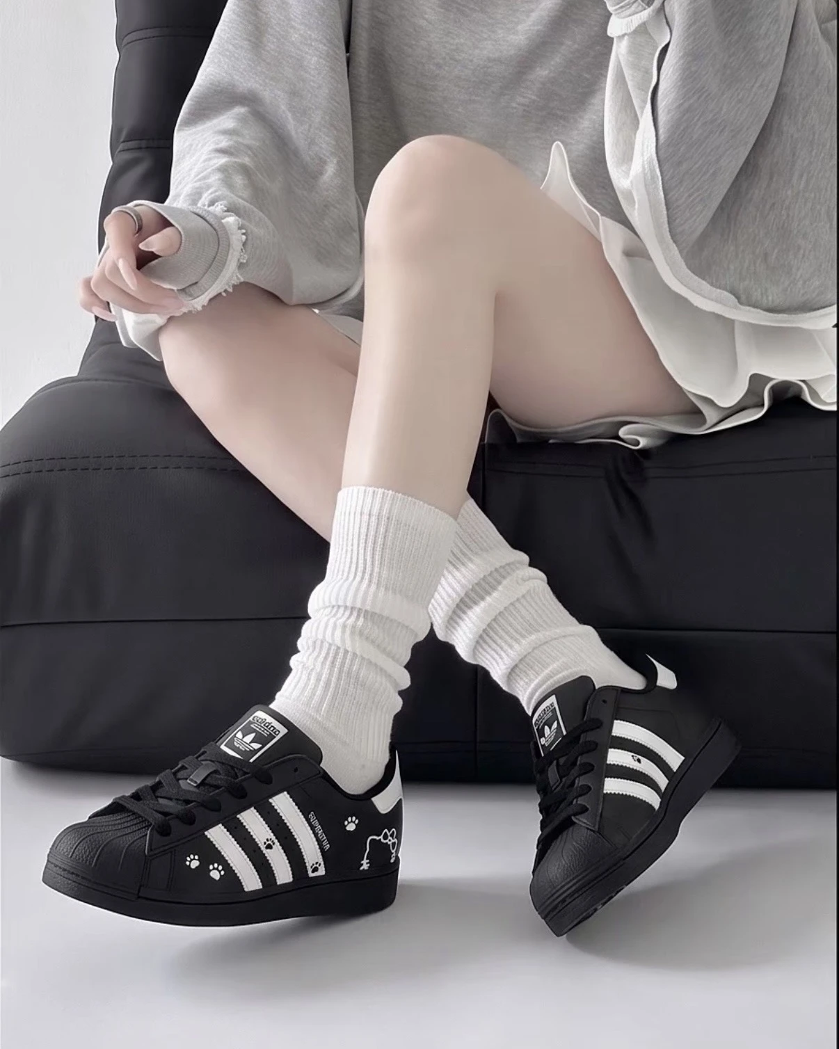 【定制球鞋】adidas originals Superstar酷颯貓貓