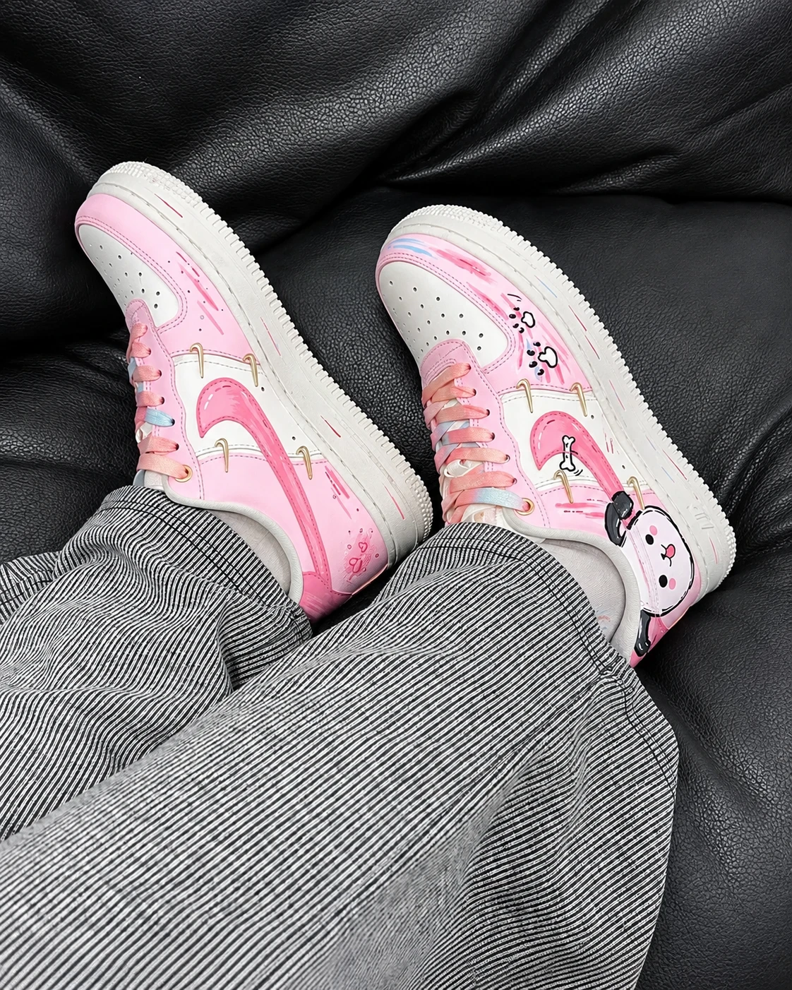 【定制球鞋】Nike Air Force 1 快樂小狗