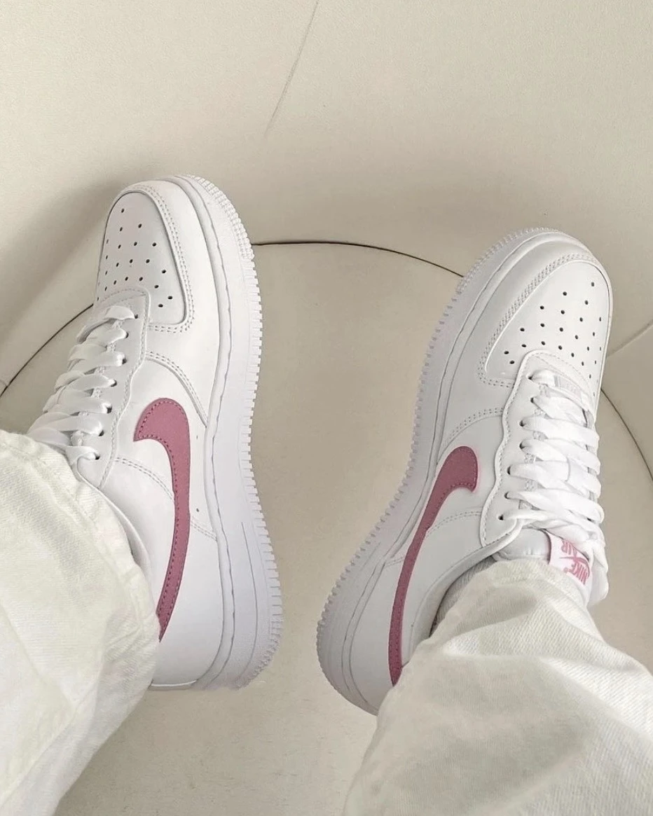 【限量折扣！】現貨 Nike Air Force pink 白粉配色 女款 DC9486-111