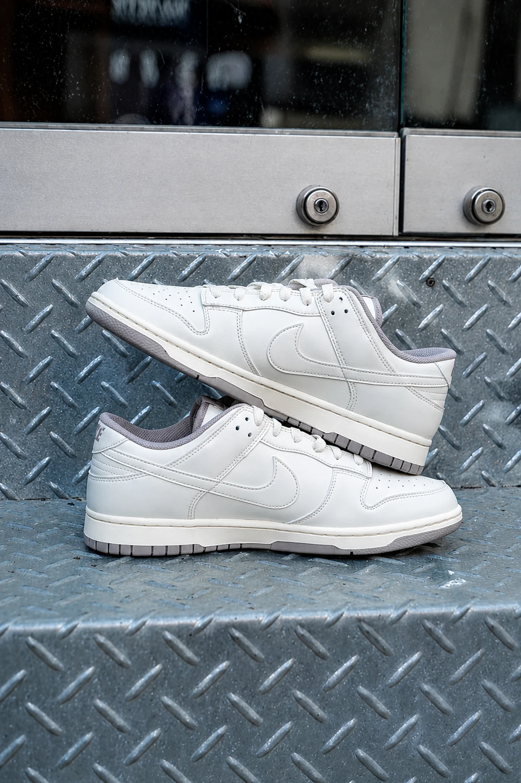 【新款!現貨】Nike Dunk Low 純白 水泥灰 白灰 男款 HF5441-010