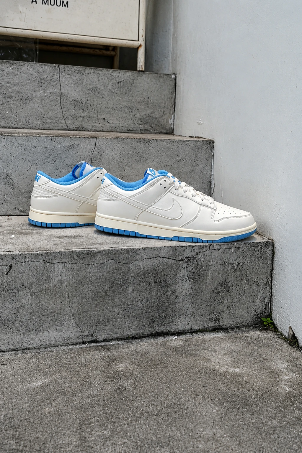 【新款!現貨】Nike Dunk Low 純白 北卡藍 白藍 男款 HF5441-119