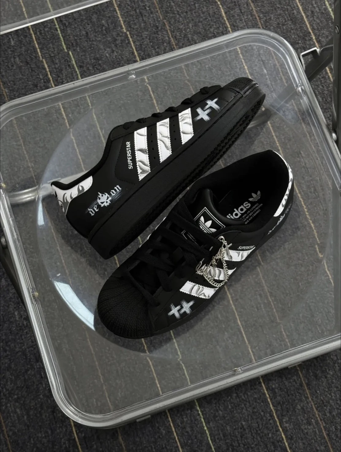 【訂製球鞋】ADIDAS ORIGINALS SUPERSTARS 2 曼巴煉獄