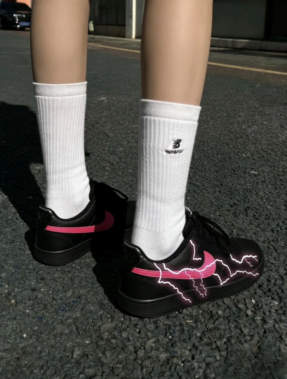 【訂製球鞋】粉色閃電