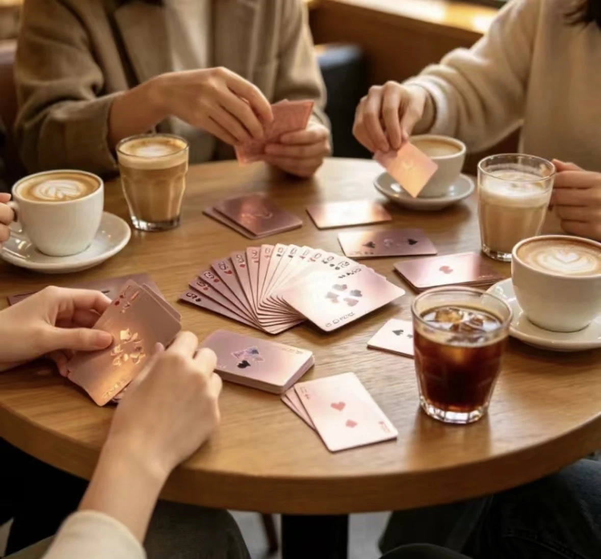 【預購】玫瑰金撲克牌