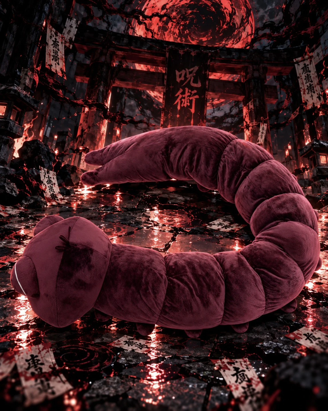 【預購】伏黑甚爾咒靈毛絨娃娃 130CM