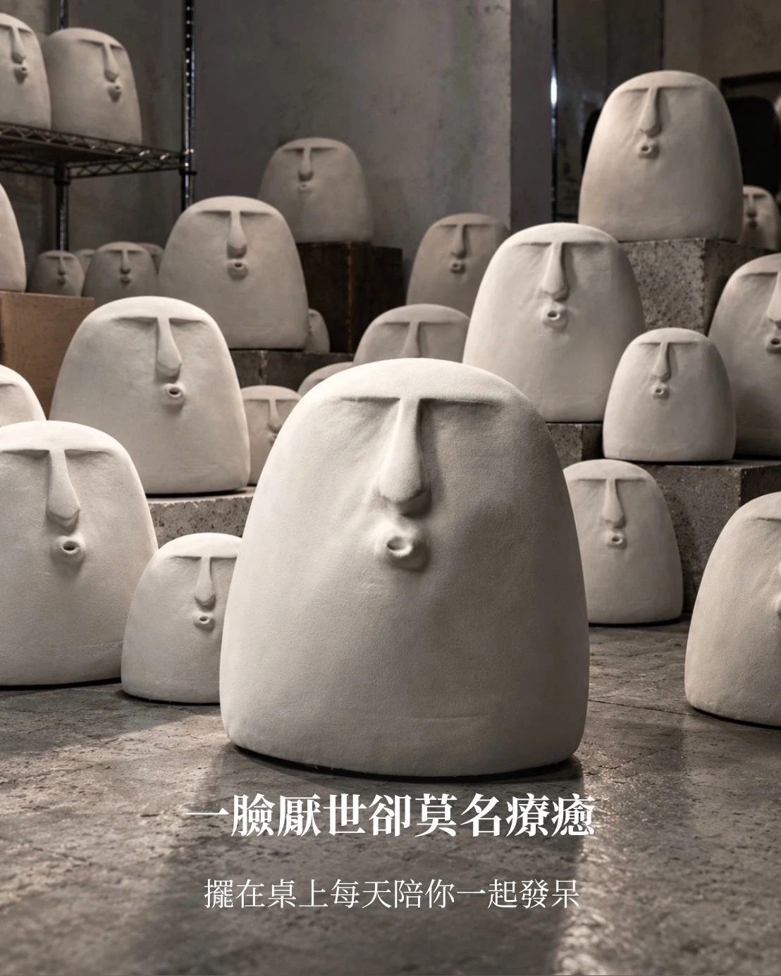 【預購】厭世石像 9CM