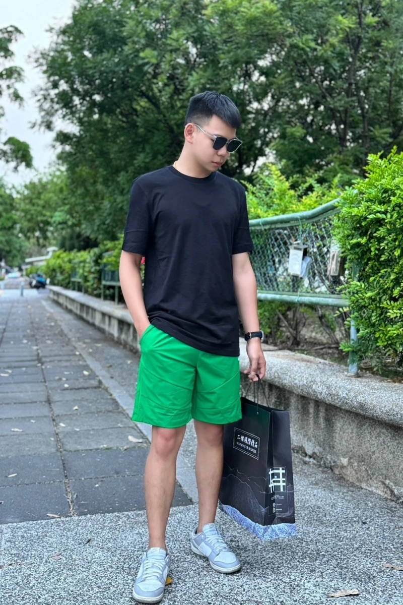 [新款折扣/附收據] BOSS 男短針織簡約造型 LOGO T-shirt (黑)『二樓國際精品』