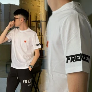 【Freizeit費瑞特】圖騰膠牌｜短袖(白色)