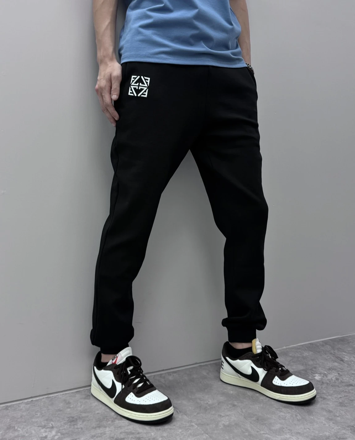 【Freizeit費瑞特】刺繡LOGO｜棉長褲