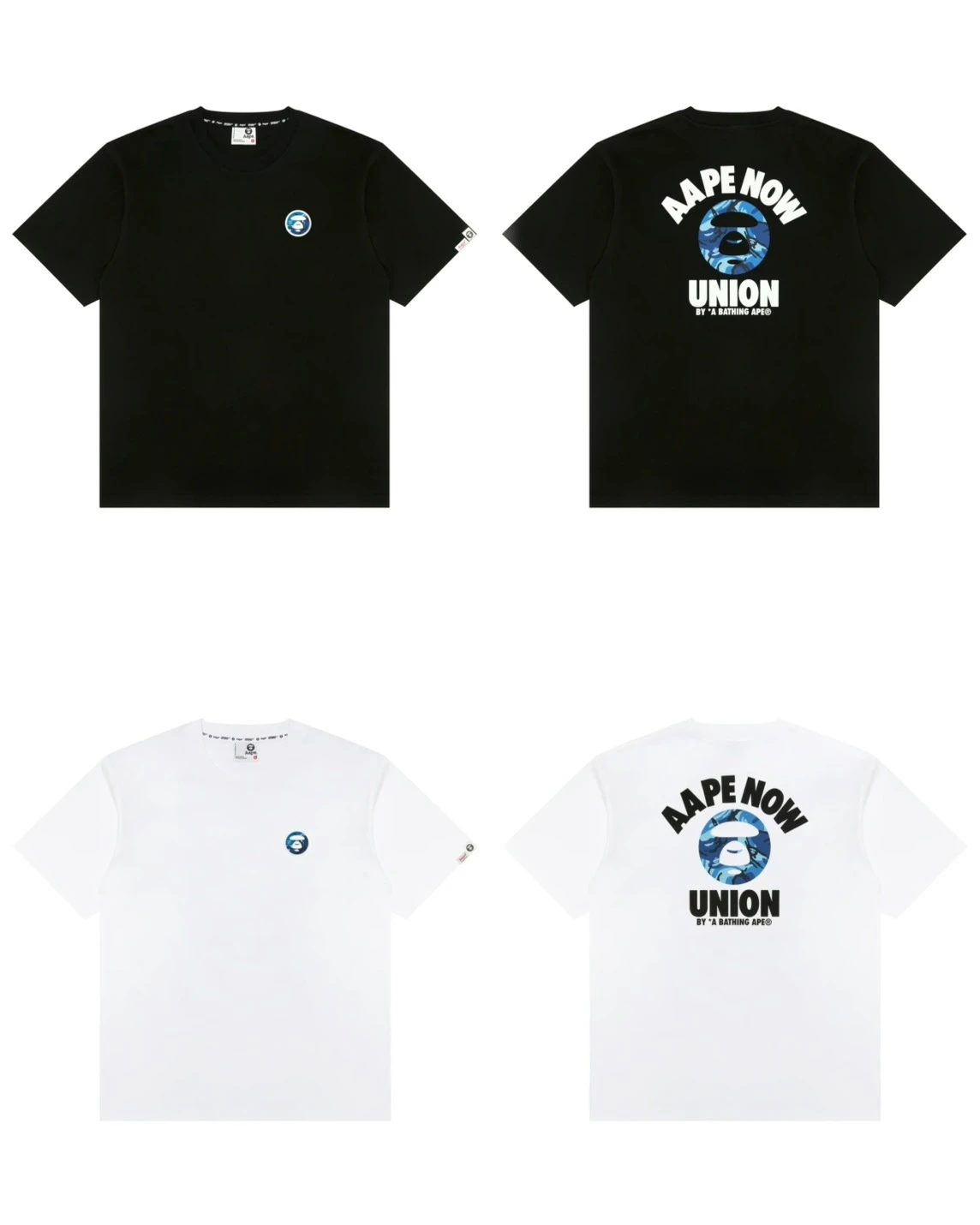 AAPE ·藍焰猿人短袖(黑/白)