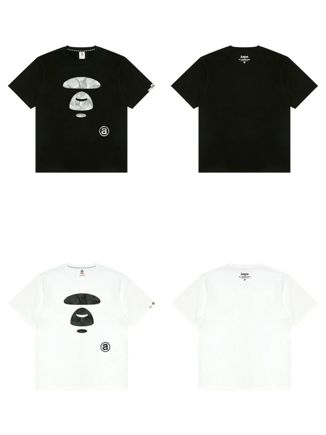 AAPE ·幻影迷彩短袖(黑/白)
