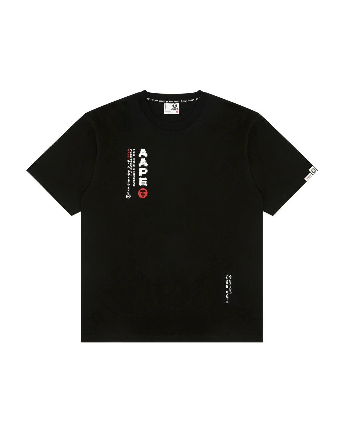 AAPE ·赤面達摩短袖(黑/白)