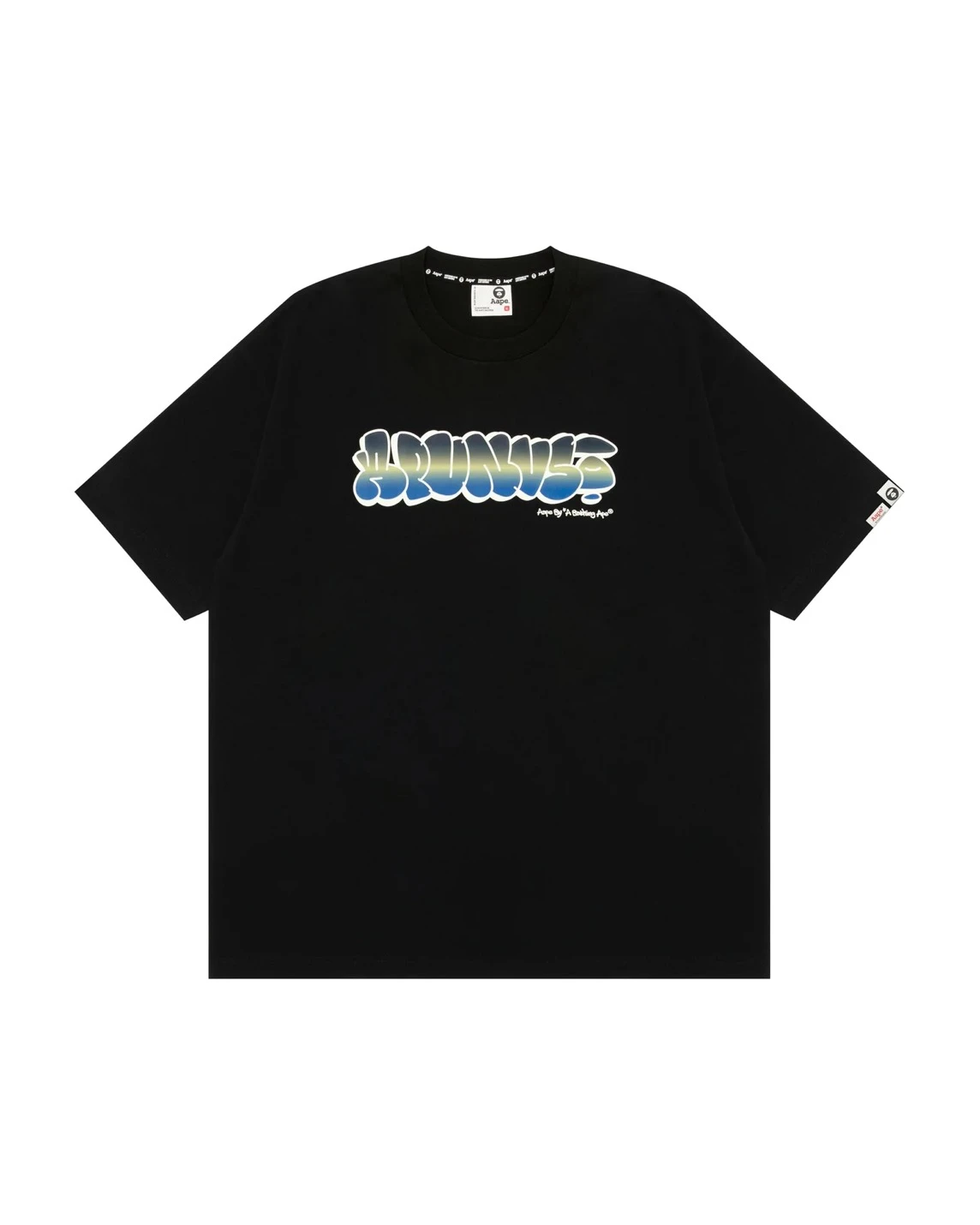 『預購』AAPE ·暗影融墨短袖(黑/黃)