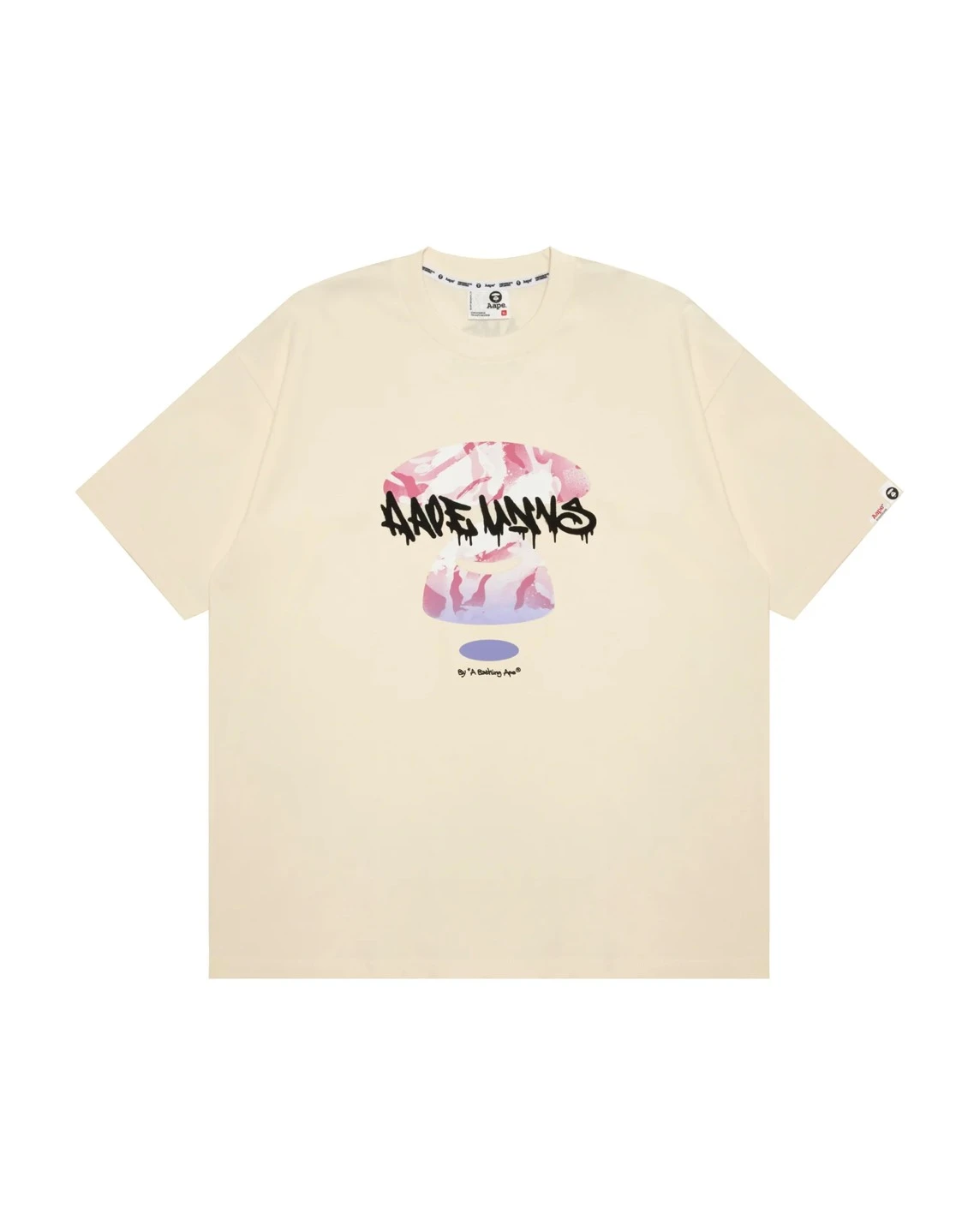 『預購』AAPE ·雲霧猿影短袖(黑/米白)
