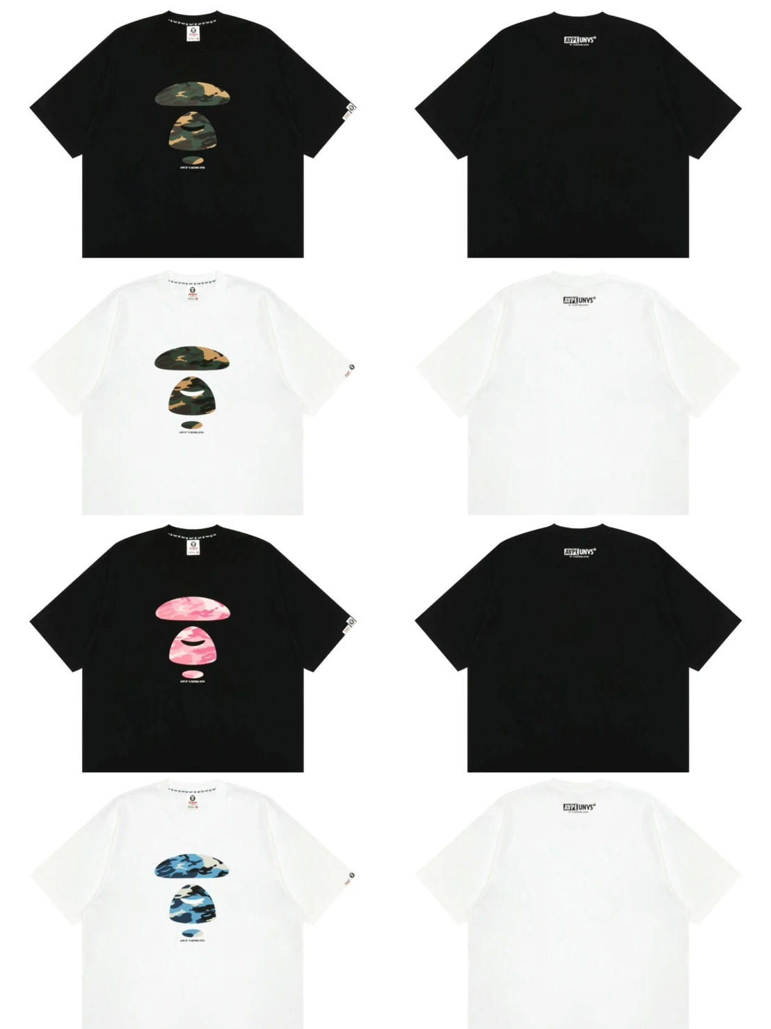AAPE ·多重迷彩猿像短袖