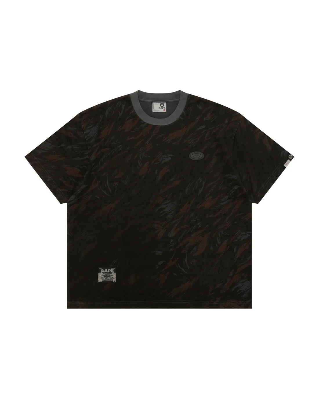 『預購』AAPE ·水洗做舊迷彩短袖(黑綠)
