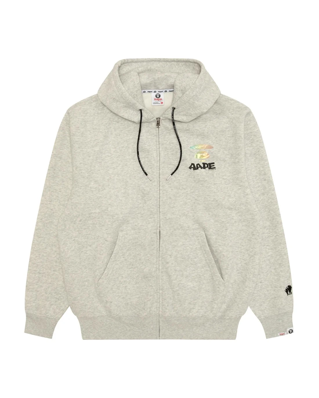AAPE·鐳射猿人連帽衛衣(灰)