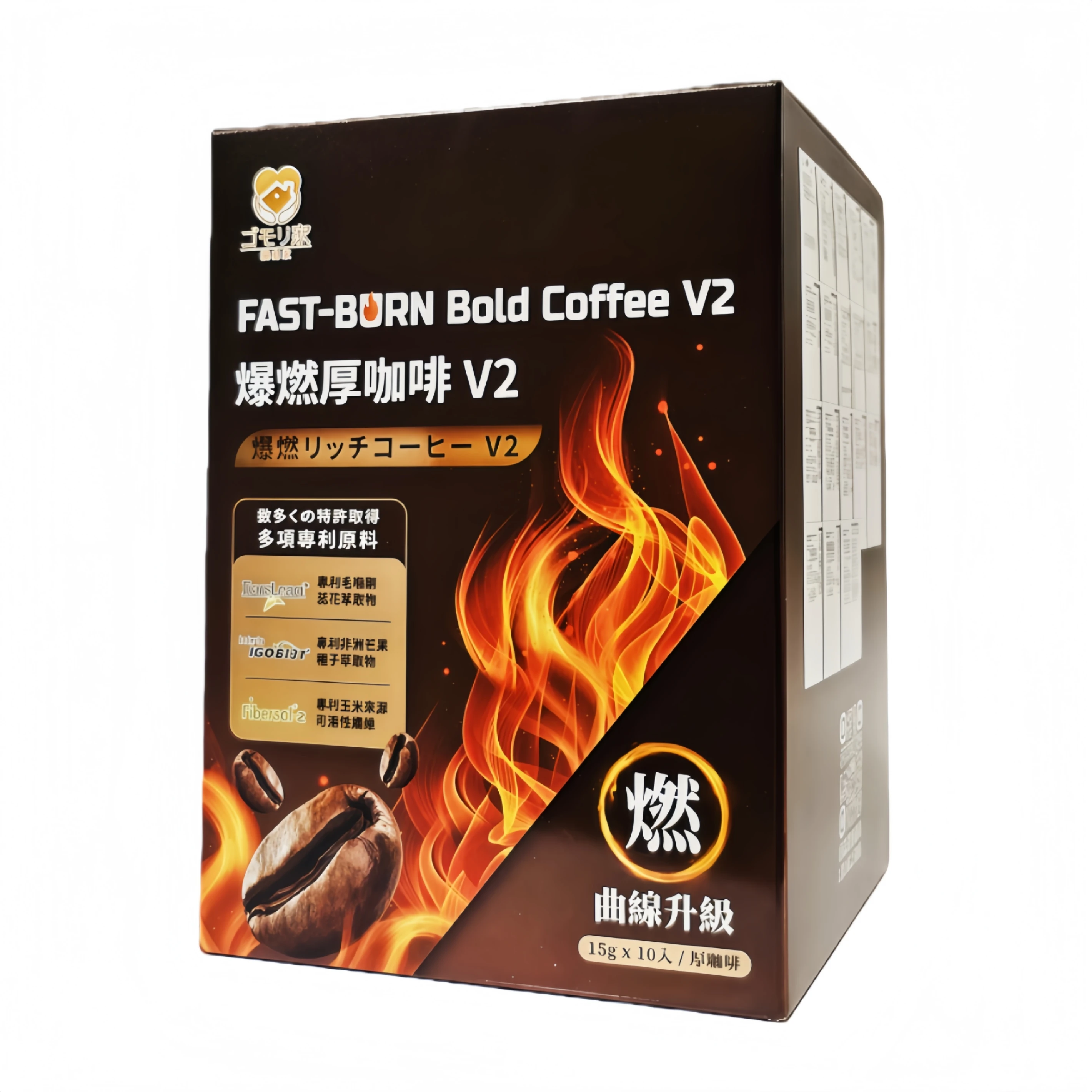 護森家 -爆燃厚咖啡 V2 (15g*10入/盒)
