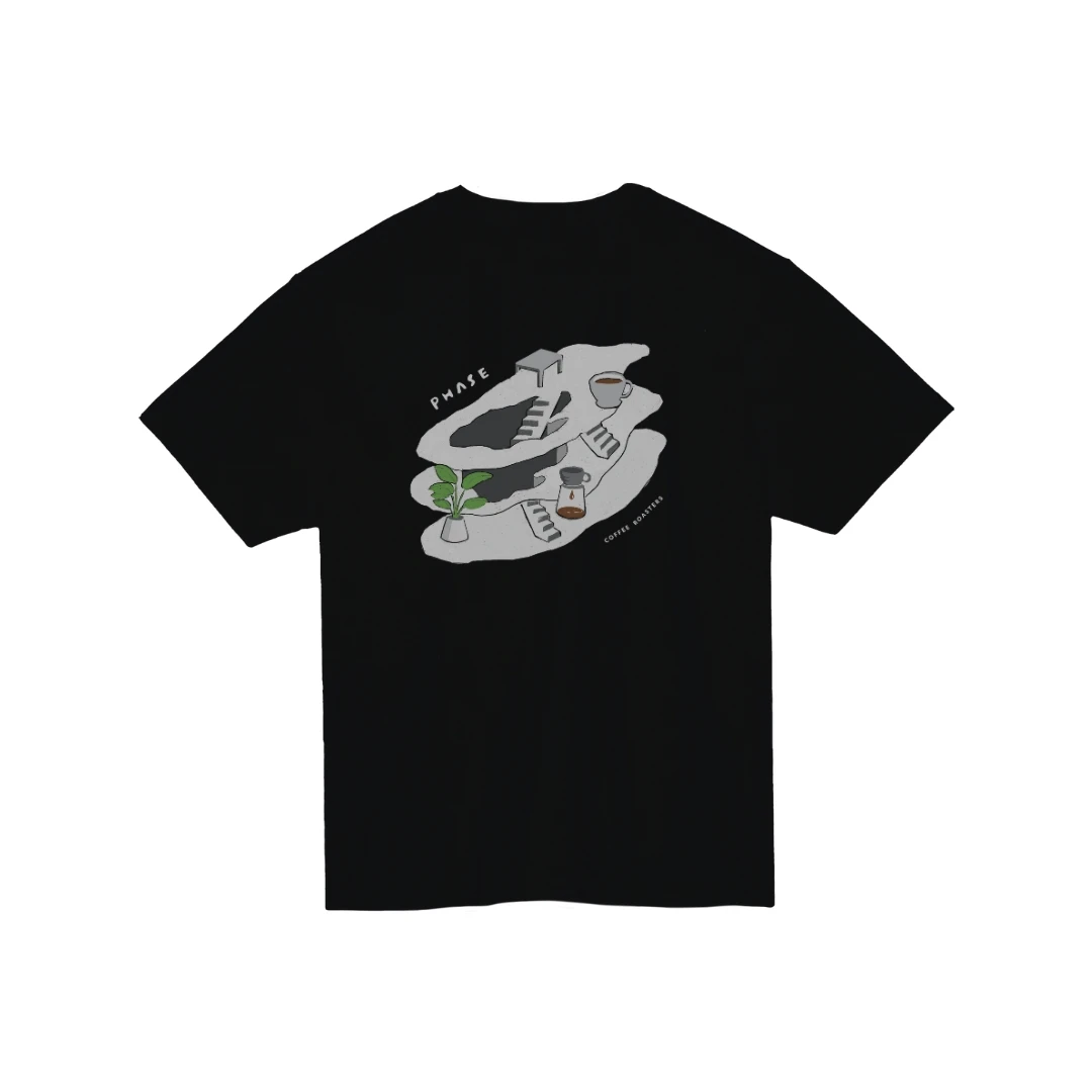 Phase 彩色線條 Logo T-shirt