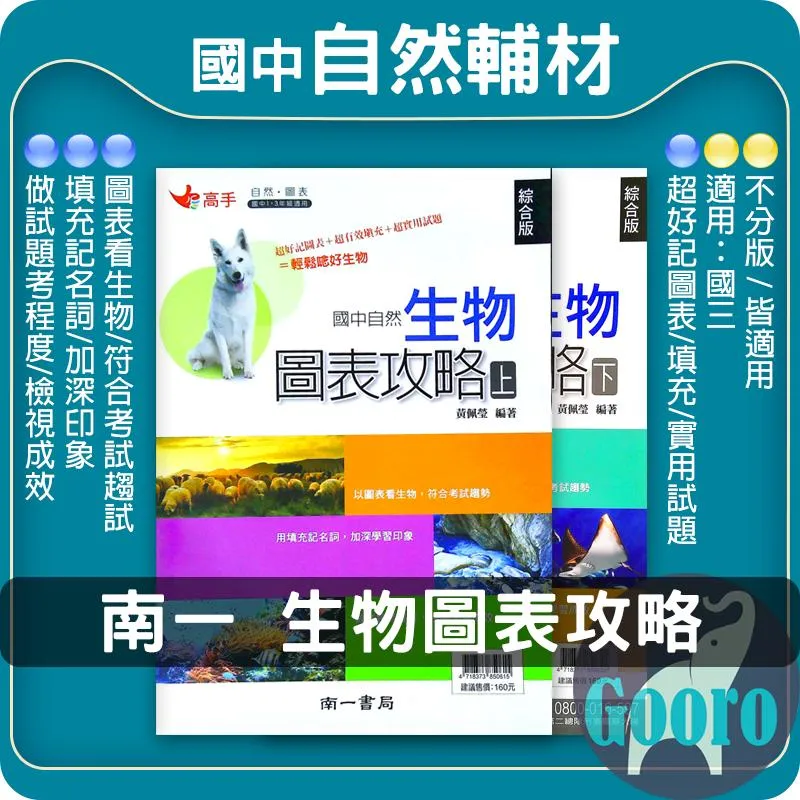 南一 國中自然生物圖表攻略