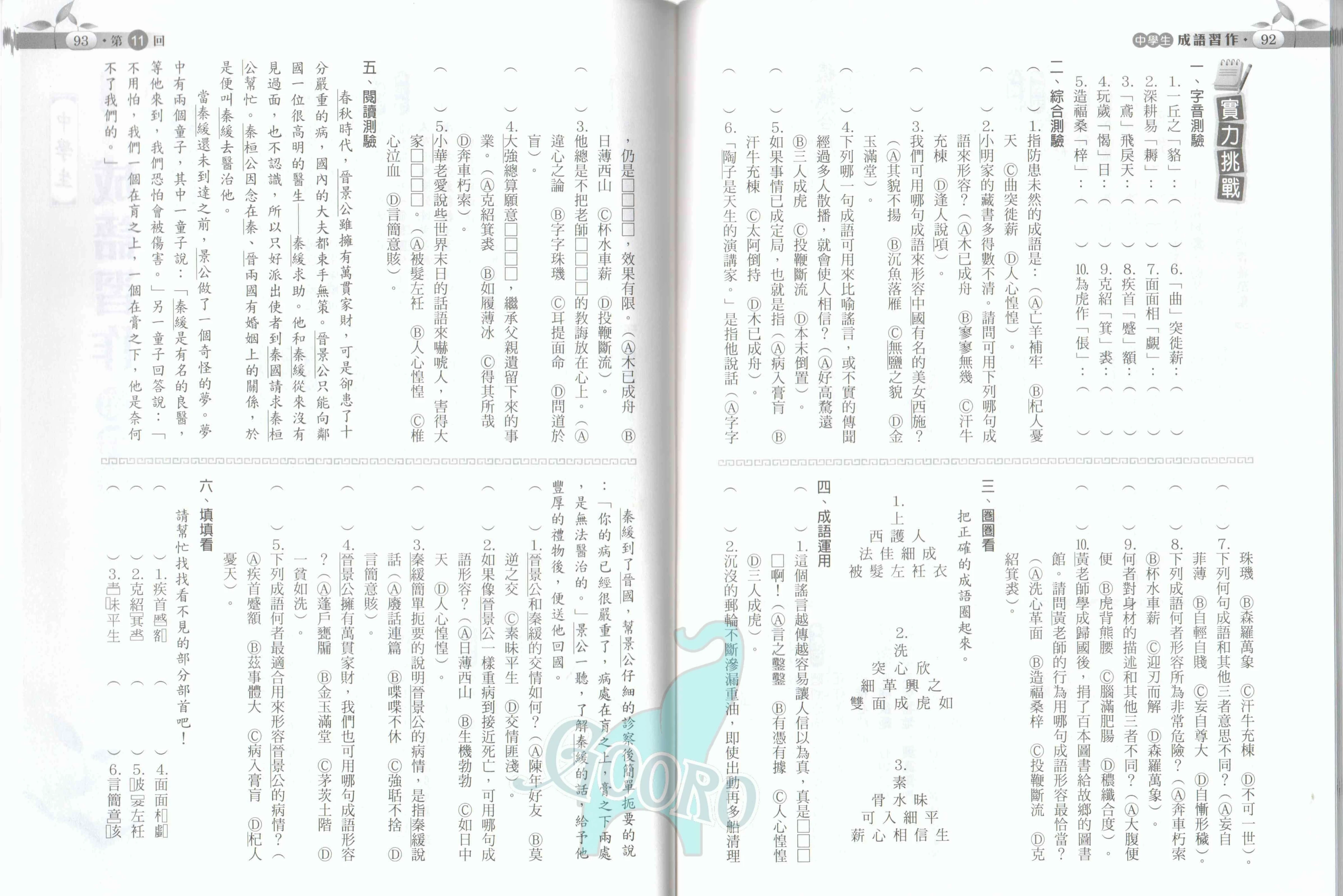 金安成語習作｜國中國文必備｜提升寫作力與語文素養|Gooro夠了參考書店