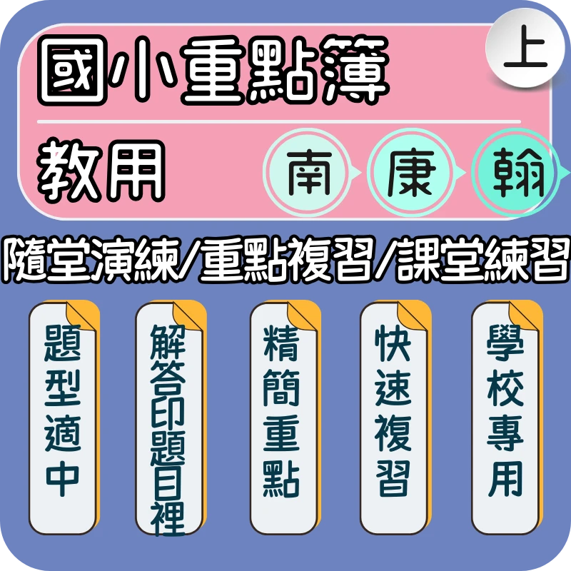 國小重點複習 隨堂演練 課堂練習(解答)