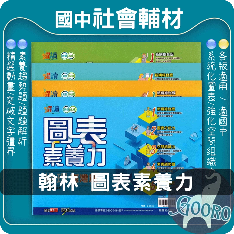 翰林 圖表素養力(國中社會)