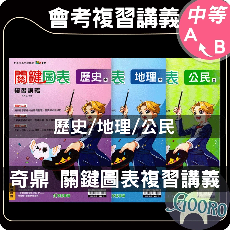 奇鼎 關鍵圖表複習講義