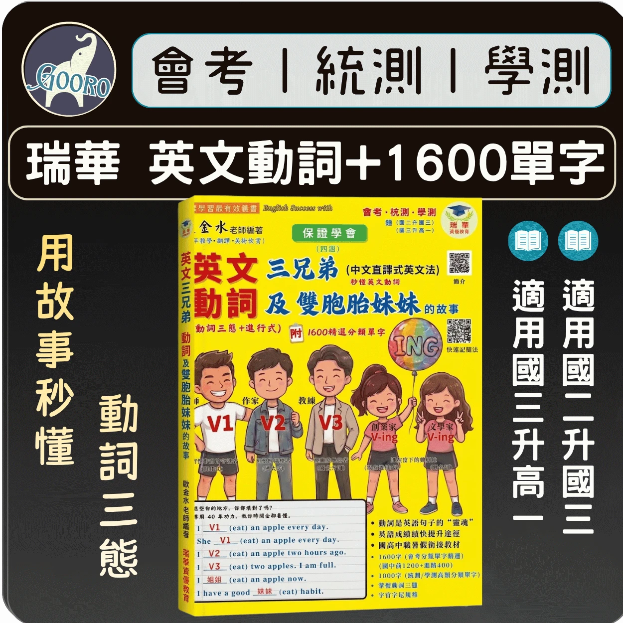 瑞華 英文動詞(三態+進行式)