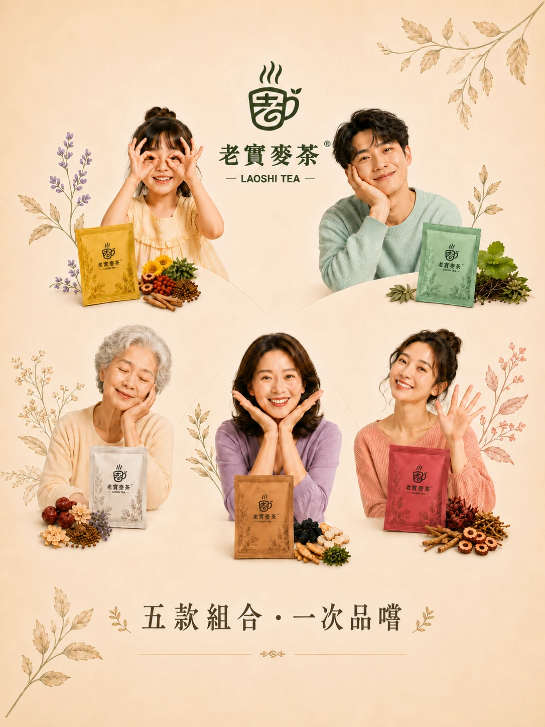 綜合五款｜ 都要! 小孩才做選擇