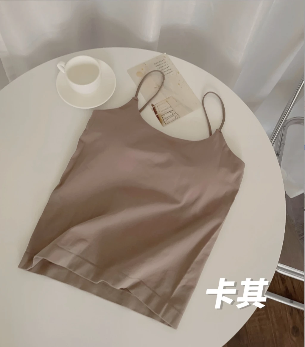 細肩帶背心Bra T(4色)