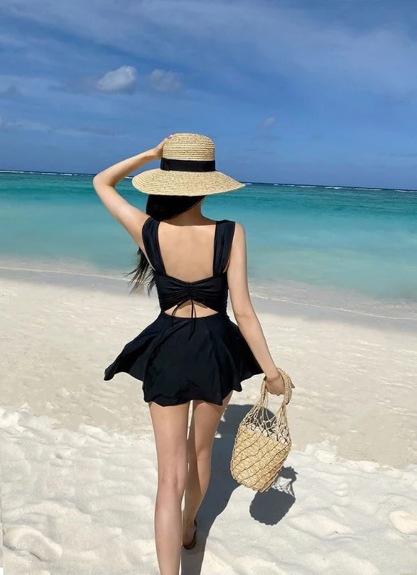 美背連身泳衣