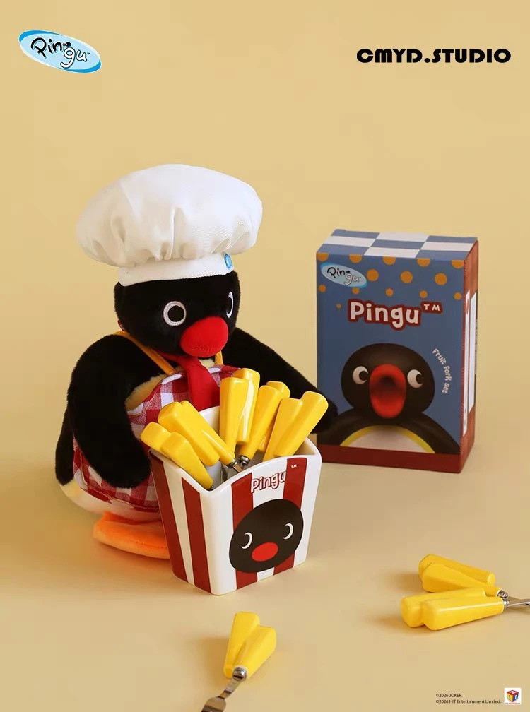 Pingu薯條造型水果叉(現貨+預購)