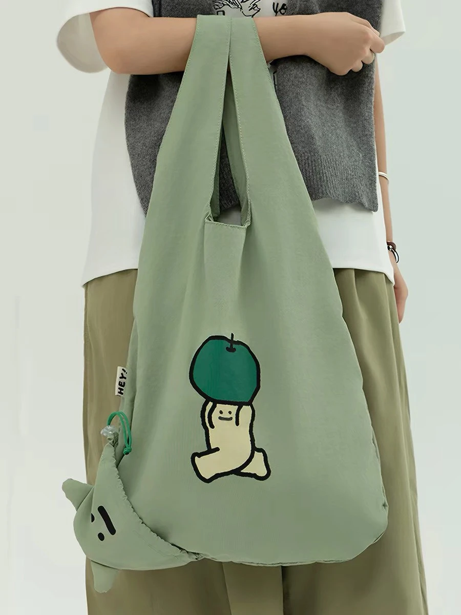 可愛大容量環保購物袋