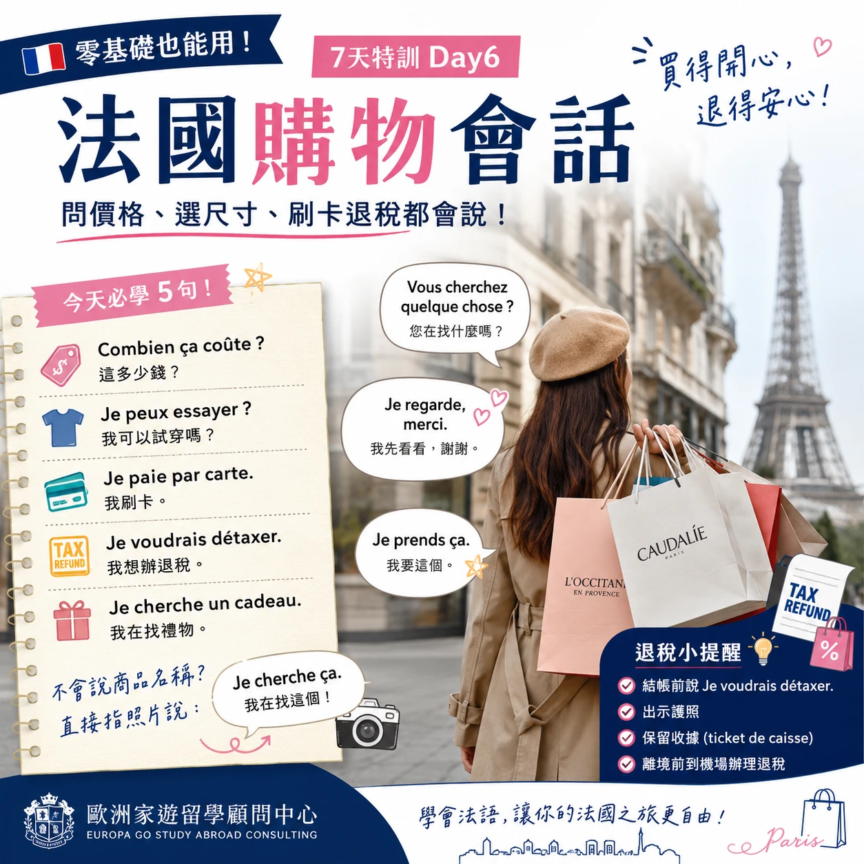 🇫🇷 法國自由行最重要的一課：買東西、退稅、刷卡一次搞定！