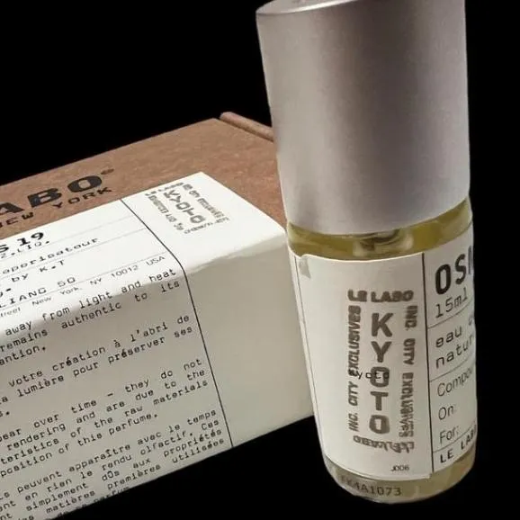 【新品未開封】LE LABOルラボ OSMANTHUS19 15ml ル ラボ24年冬フレグランス、“金木犀の香り”「オスマンサス 19